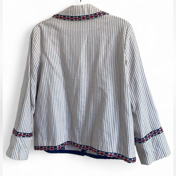 Max Studio London Natalie Detailed Embroidered Blazer Jacket - Picture 3 of 6